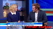 Jena Malone & Sam Claflin - Funny Moments