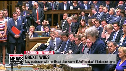 Two top UK ministers resign over disagreement with PM's Brexit plan