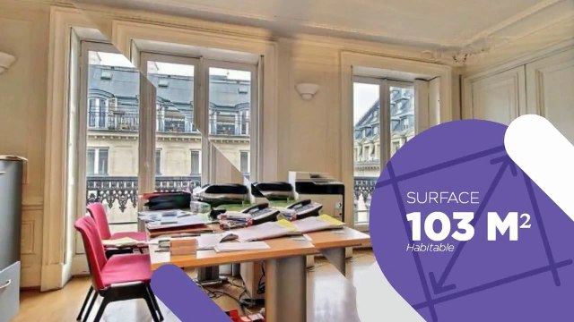 A vendre - BUREAUX - PARIS 09 (75009) - 103m²