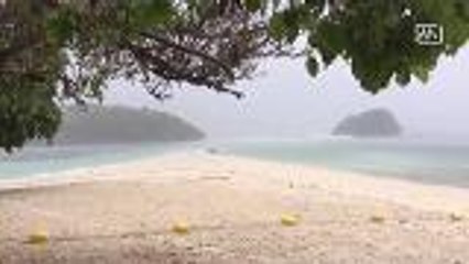 Red flags raised at Thai beach in wake of high seas