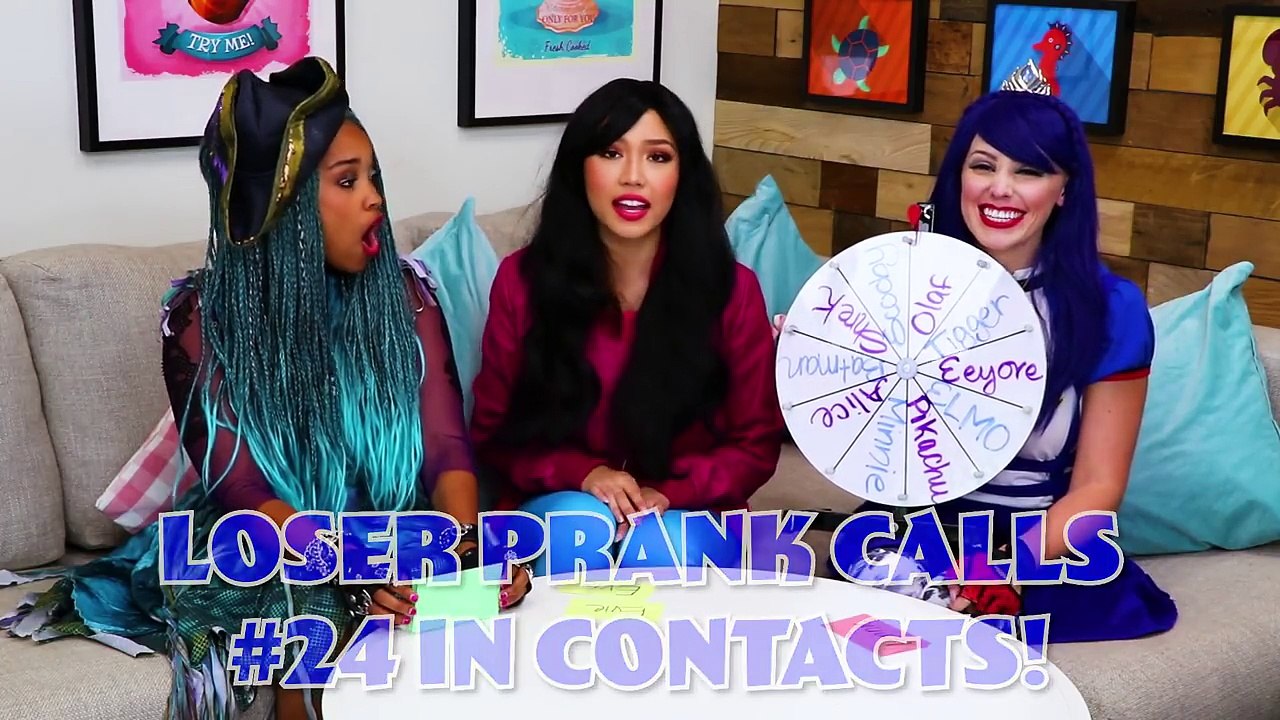 DESCENDANTS WHEEL OF MUSICAL IMPRESSIONS. (We Sing in Disney Character Voices)