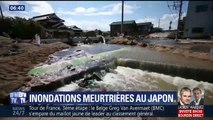 Rues jonchées de détritus, coulées de boue: les ravages des inondations au Japon