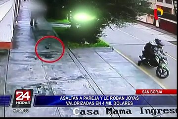 San Borja: Policía efectúa “Plan Cerco” tras robo de joyas a pareja