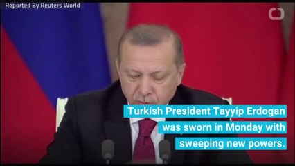 Erdogan Sworn In With New Power, Appoints Son-In-Law To Cabinet