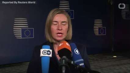 Download Video: EU's Mogherini Urges Myanmar To Release Jailed Reuters Reporters