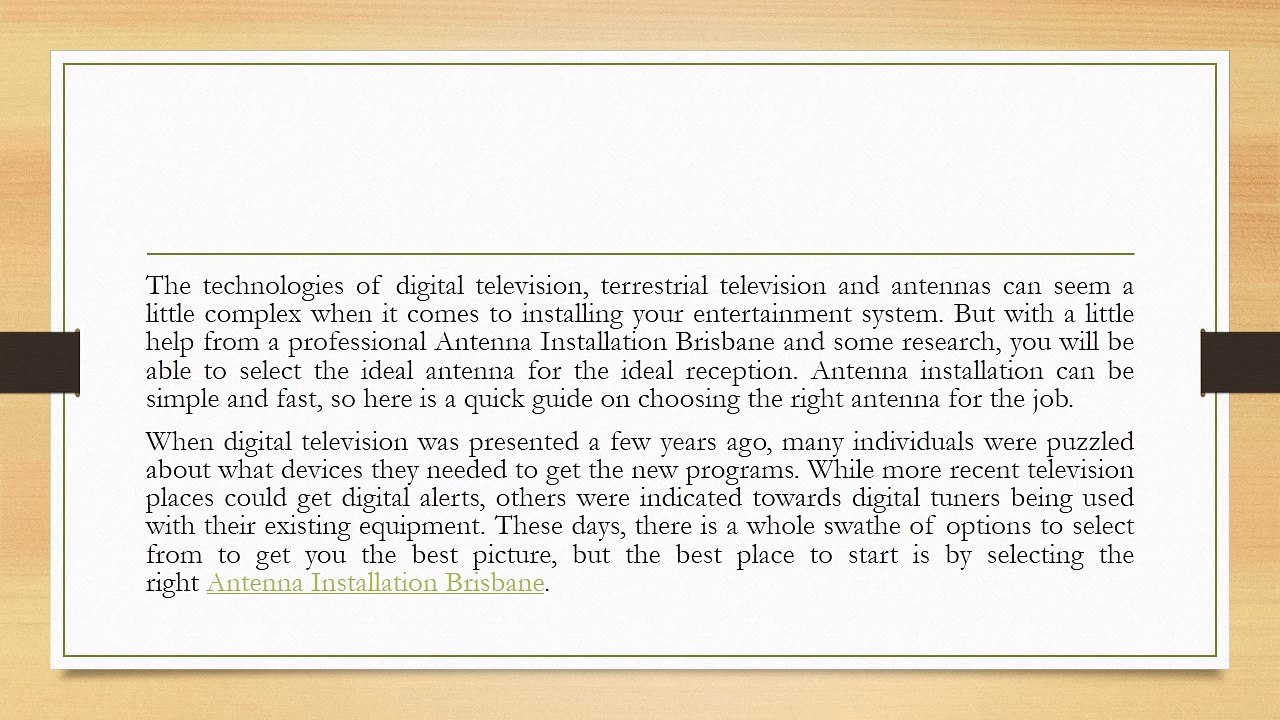 Know The Importance Of Wall Mounting & Antenna Installation