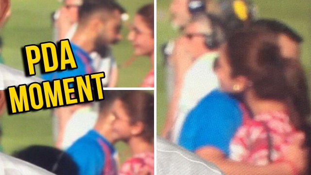 Anushka Sharma Passionately Hugs Husband Virat Kohli On Field | India's Victory Against England