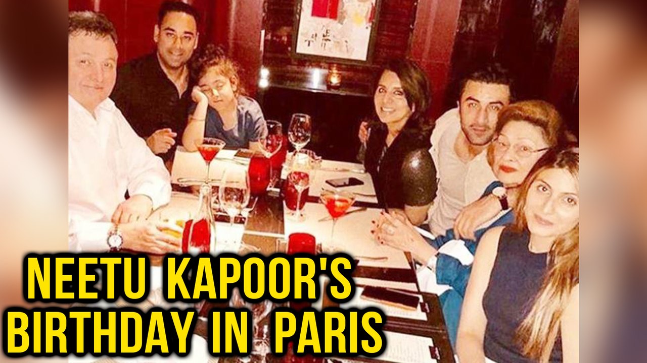Ranbir Kapoor Sings Happy Birthday For Neetu Ka...