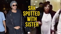 Shah Rukh Khan Spotted With Sister At Mumbai Airport | Europe Vacation