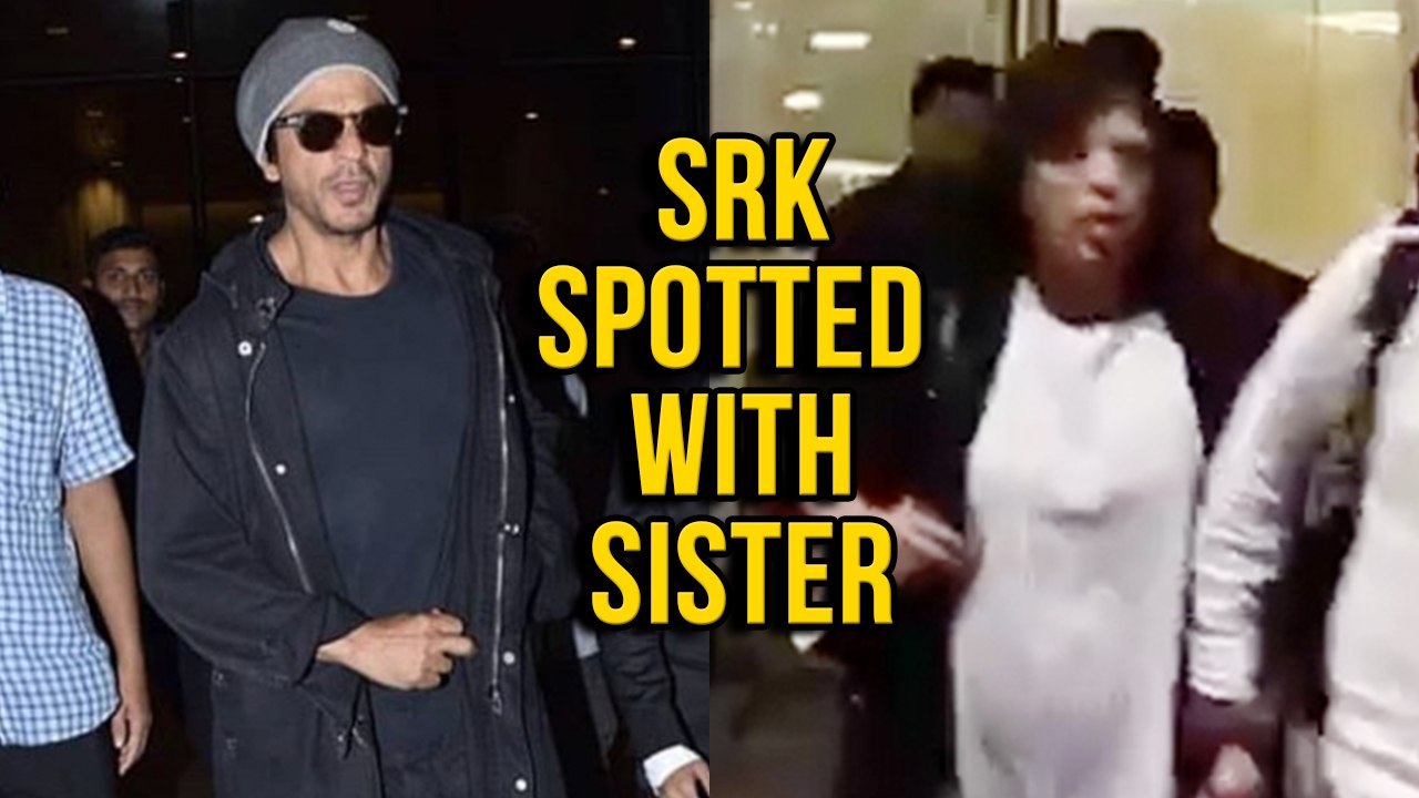 Shah Rukh Khan Spotted With Sister At Mumbai Airport | Europe Vacation