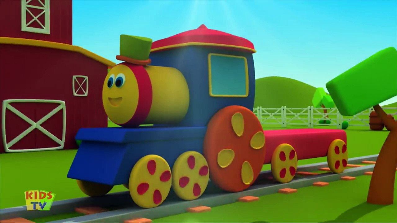 Bob , il treno |  andato alla fattoria | vecchio mac donald | animale canzone suono