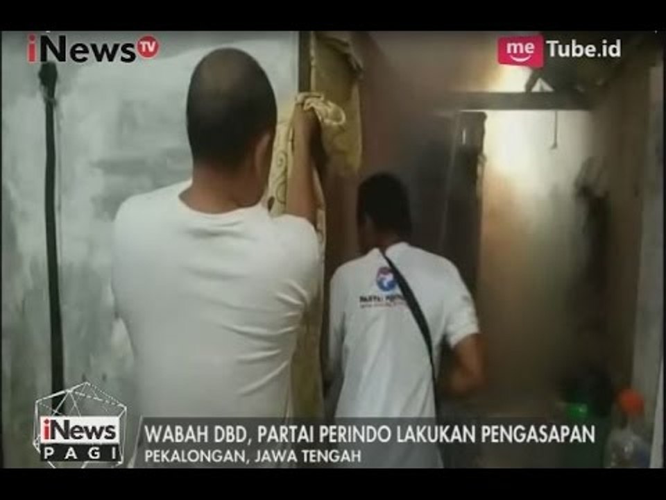 Terjangkit DBD, DPD Perindo Pekalongan Berikan Fogging Gratis Kerumah Warga - iNews Pagi 08/05