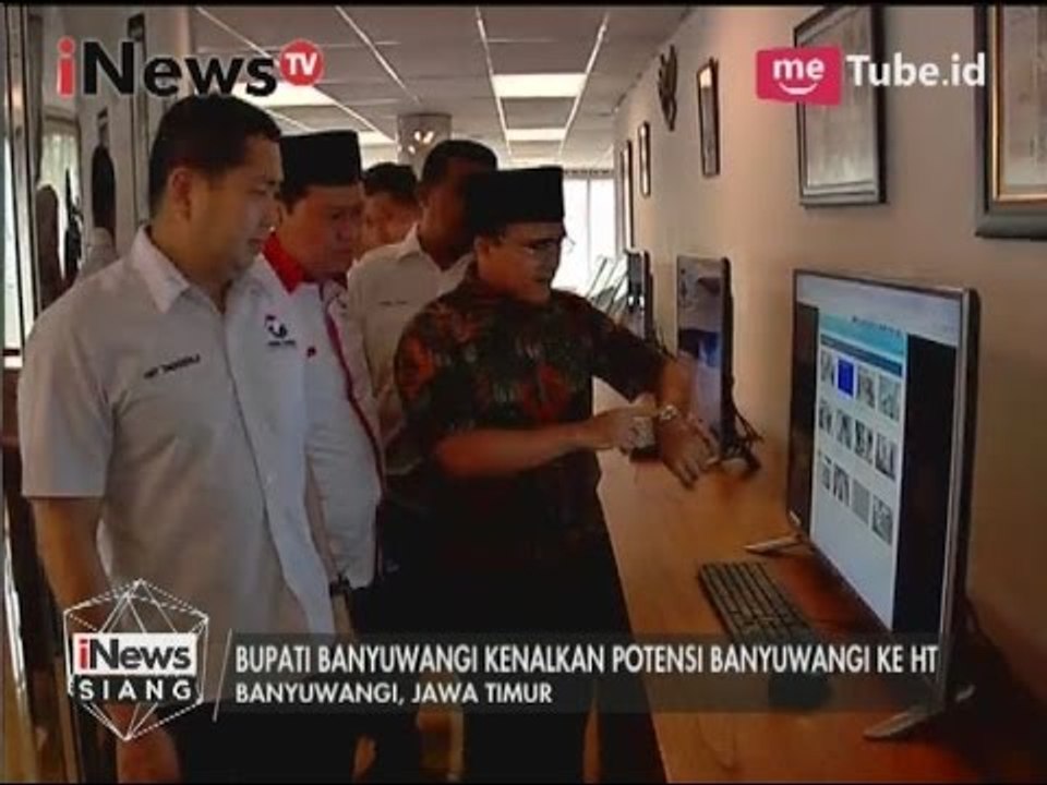 Bupati Banyuwangi kenalkan potensi Banyuwangi ke HT - iNews Siang 22/03