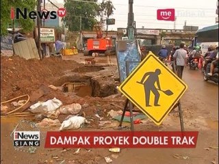 Live Report : Irfan Tanjung, Dampak proyek double trak - iNews Siang 22/03