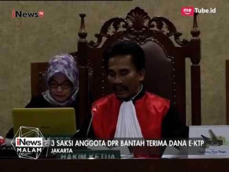 Sidang Ketiga E-KTP Kembali di Gelar, 6 Saksi Dihadirkan - iNews Malam 23/03