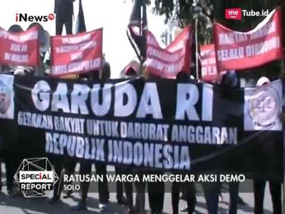 Ratusan Warga Solo Gelar Aksi Demo Terkait Usut Tuntas Kasus E-KTP - Special Report 24/03