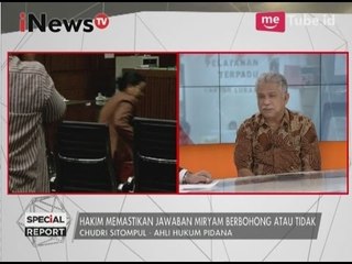 Hakim memastikan jawaban Miryam berbohong atau tidak - Special Report 27/03