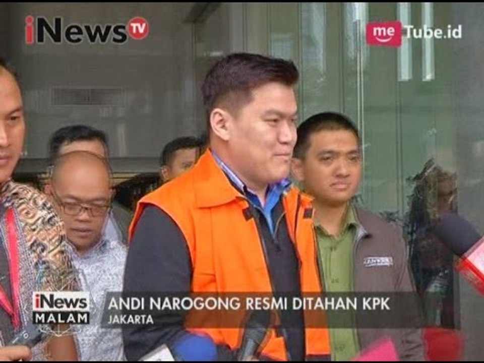 Andi Narogong resmi ditahan KPK - iNews Malam 24/03