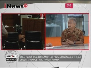 Télécharger la video: Chudri S : Saksi harus bisa jelaskan detail proses penekanan terjadi - Special Report 27/03