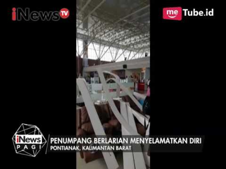 Detik - detik plafon bandara ambruk - iNews Pagi 27/03