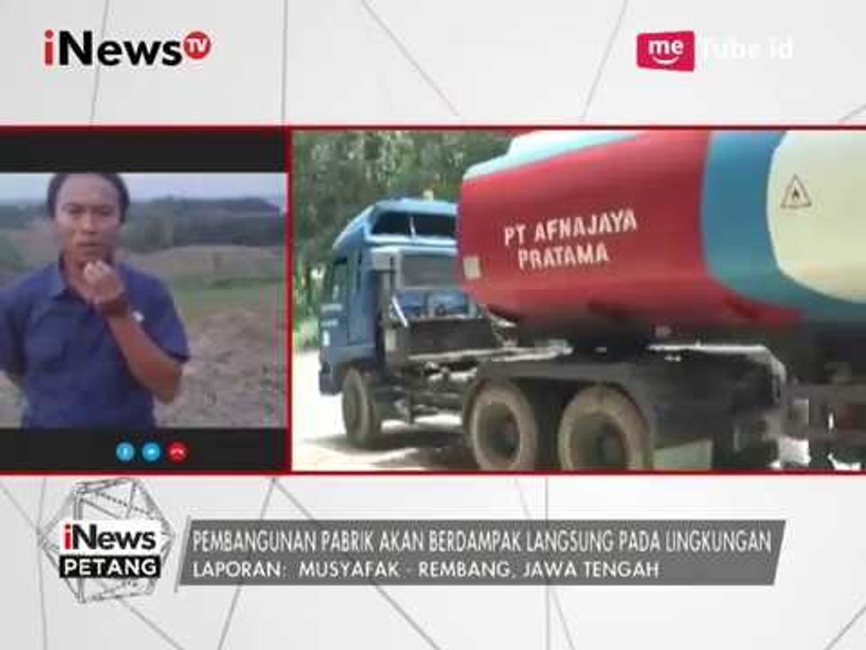 Musyafak : Warga Ada yang Menolak & Setuju Adanya Pabrik Semen - iNews Petang 24/03
