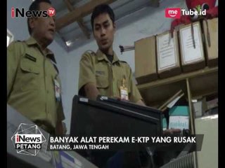 Proses E-KTP di Batang Jateng Terkendala Karena Banyak Alat Perekam yang Rusak - iNews Petang 27/03