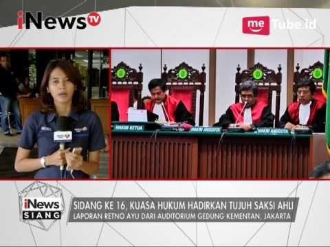 Live Report : Retno Ayu, Kuasa hukum hadirkan 7 saksi ahli - iNews Siang 29/03