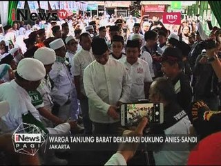 Warga Tanjung Barat deklarasi dukung Anies-Sandi - iNews Pagi 29/03