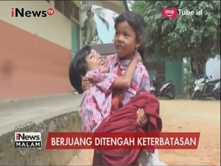 Kisah Haru, Seorang Adik Rela Gendong Kakaknya yang Lumpuh Demi Sekolah - iNews Malam 29/03