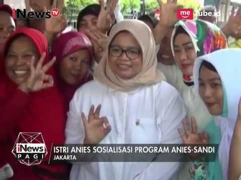 Istri Anies Baswedan Sapa Warga Warakas Tempat Pelatihan Pembuatan Bros - iNews Pagi 30/03