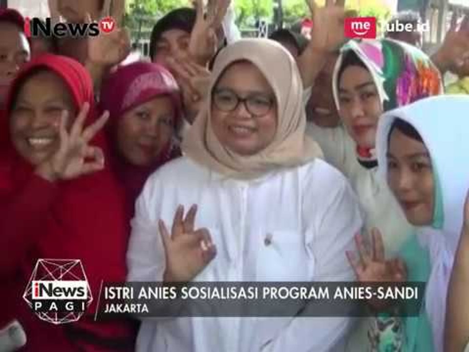 Istri Anies Baswedan Sapa Warga Warakas Tempat Pelatihan Pembuatan Bros - iNews Pagi 30/03