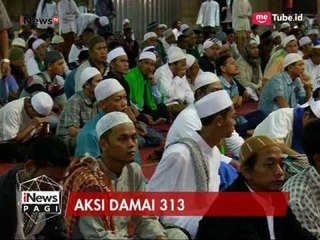 Para Peserta Aksi 313 Gelar Sholat Subuh Berjamaah di Masjid Istiqlal - iNews Pagi 31/03