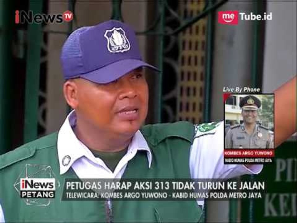 Polisi Pastikan FUI Telah Kirim Surat Izin Aksi 313 - iNews Petang 30/03