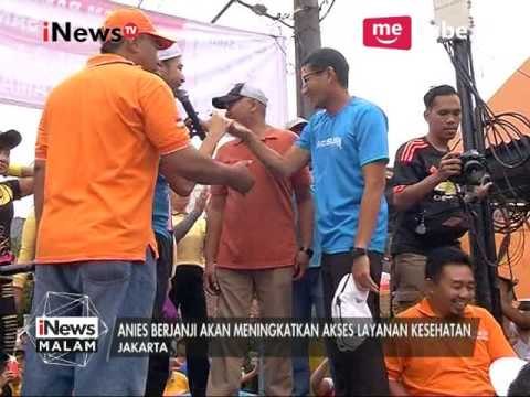 Anies-Sandi Mengisi Kampanye di Hari Minggu Dengan Berolahraga Bersama Warga - iNews Malam 02/04