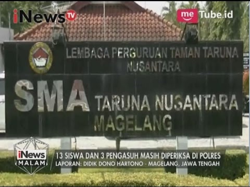 Telewicara : Didik Dono H, Siswa Taruna Nusantara dibunuh - iNews Malam 31/03