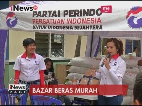 Kartini Perindo Gelar Bazar Sembako Murah di Kebon Jeruk Jakbar - iNews Pagi 03/04
