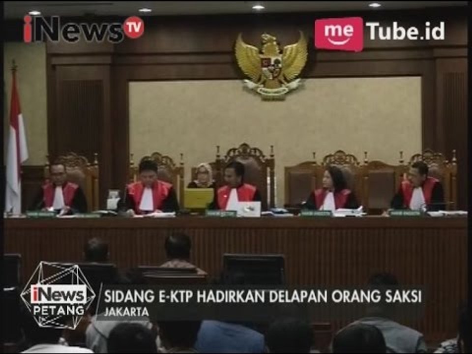 Sidang E-KTP hadirkan 8 orang saksi - iNews Petang 03/04