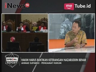 Ahmad S : Hakim harus buktikan keterangan Nazaruddin benar - Special Report 03/04
