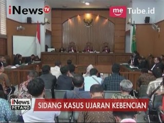 Sidang kasus ujaran kebencian - iNews Petang 03/04
