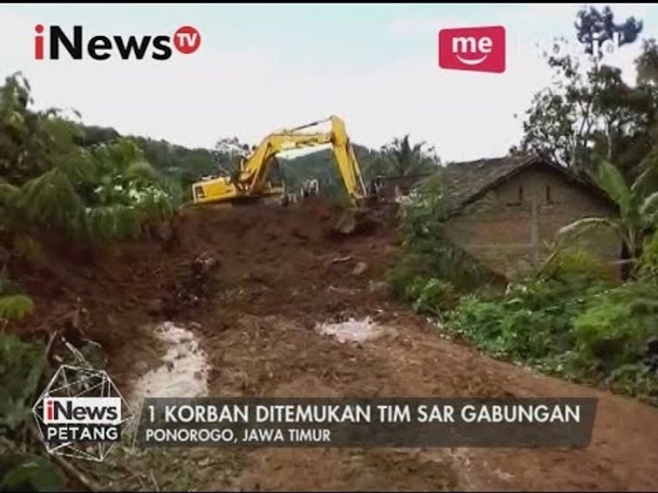 Longsor Ponorogo, 1 korban ditemukan tim SAR gabungan - iNews Petang 03/04