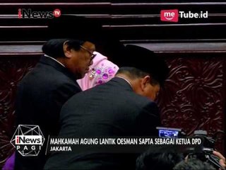 MA Secara Resmi Melantik Oesman Sapta Sebagai Ketua DPD - iNews Pagi 05/04