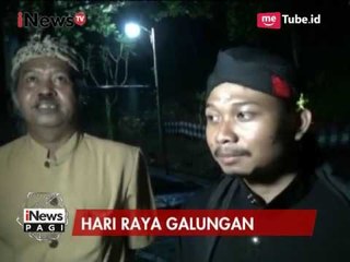 Umat Hindu di Tulungagung Merayakan Hari Raya Galungan - iNews Pagi 06/04