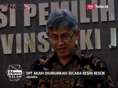 KPU DKI Akan Menetapkan DPT Untuk Pilkada DKI Putaran 2 - iNews Malam 05/04