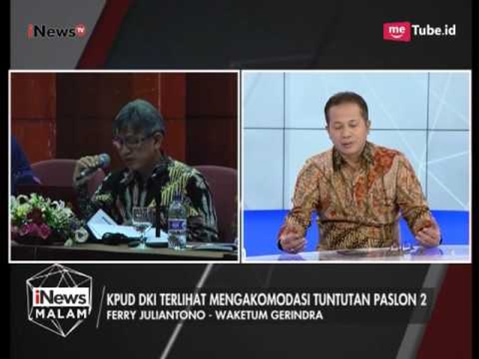 Ferry Juliantono : KPUD DKI Terlihat Mengakomodasi Tuntutan Paslon 2 - iNews Malam 06/04