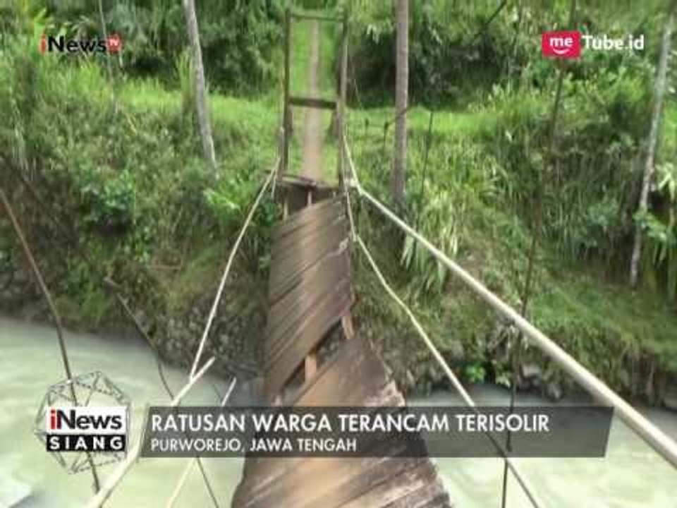 Akibat Diterjang Banjir, Jembatan di Purworejo Putus - iNews Siang 07/04