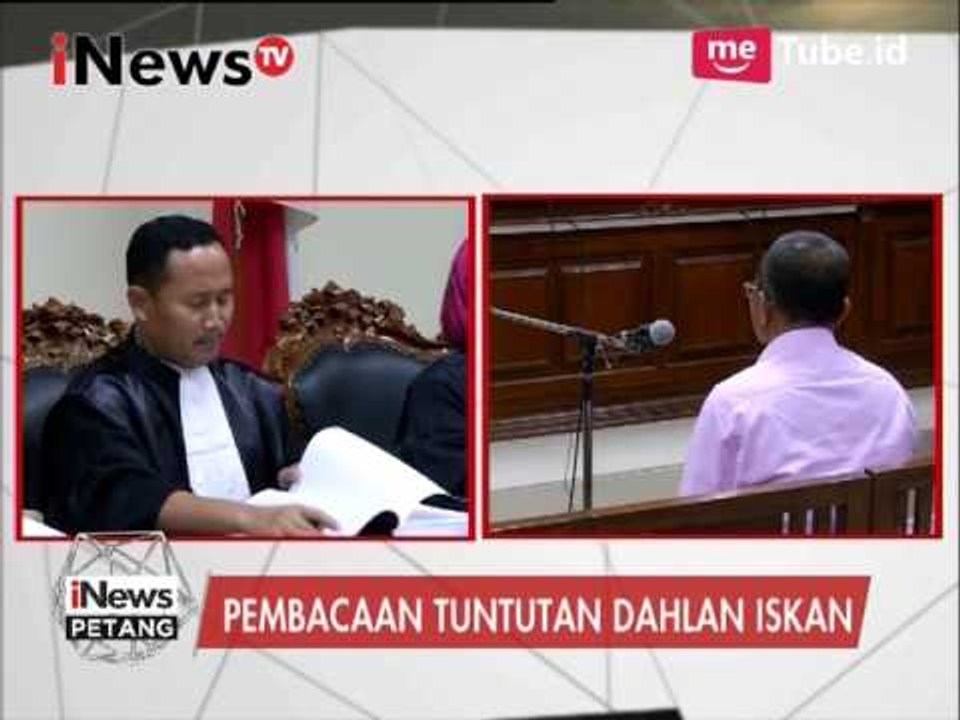 Dahlan Iskan didenda Rp 750 juta Subsider 6 bulan kurungan - iNews Petang 07/04