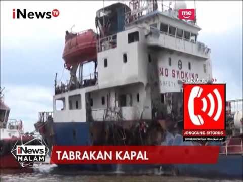 Penyebab Tabrakan Kapal & Kebakaran Kapal yang terjadi berbarengan - iNews Malam 07/04