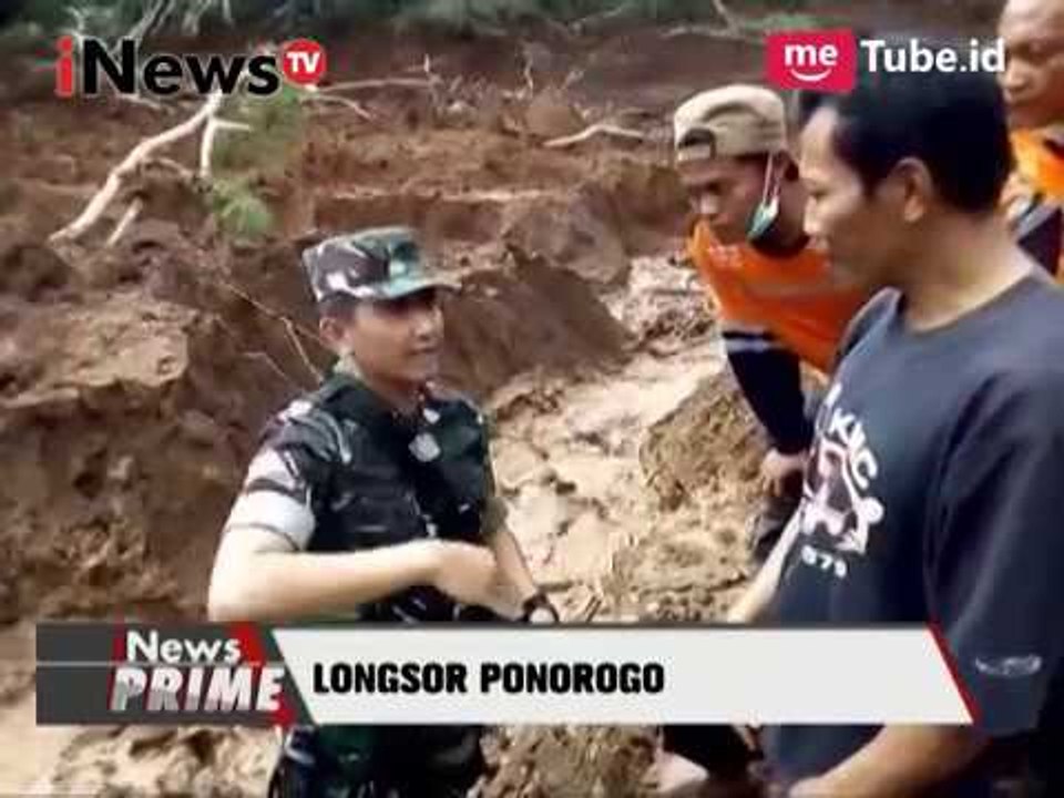 Live Report : Tim SAR berhasil temukan satu korban longsor Ponorogo - iNews Prime 07/04