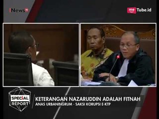 Anas : Saya Hanya Tau Programnya, Tidak Tahu Pembahasan Anggarannya - Special Report 07/04