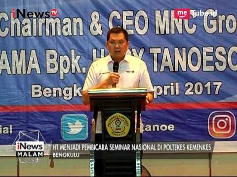 HT Berikan Semangat Wirausaha Dalam Seminar Nasional di Poltekes Kemenkes - iNews Malam 08/04